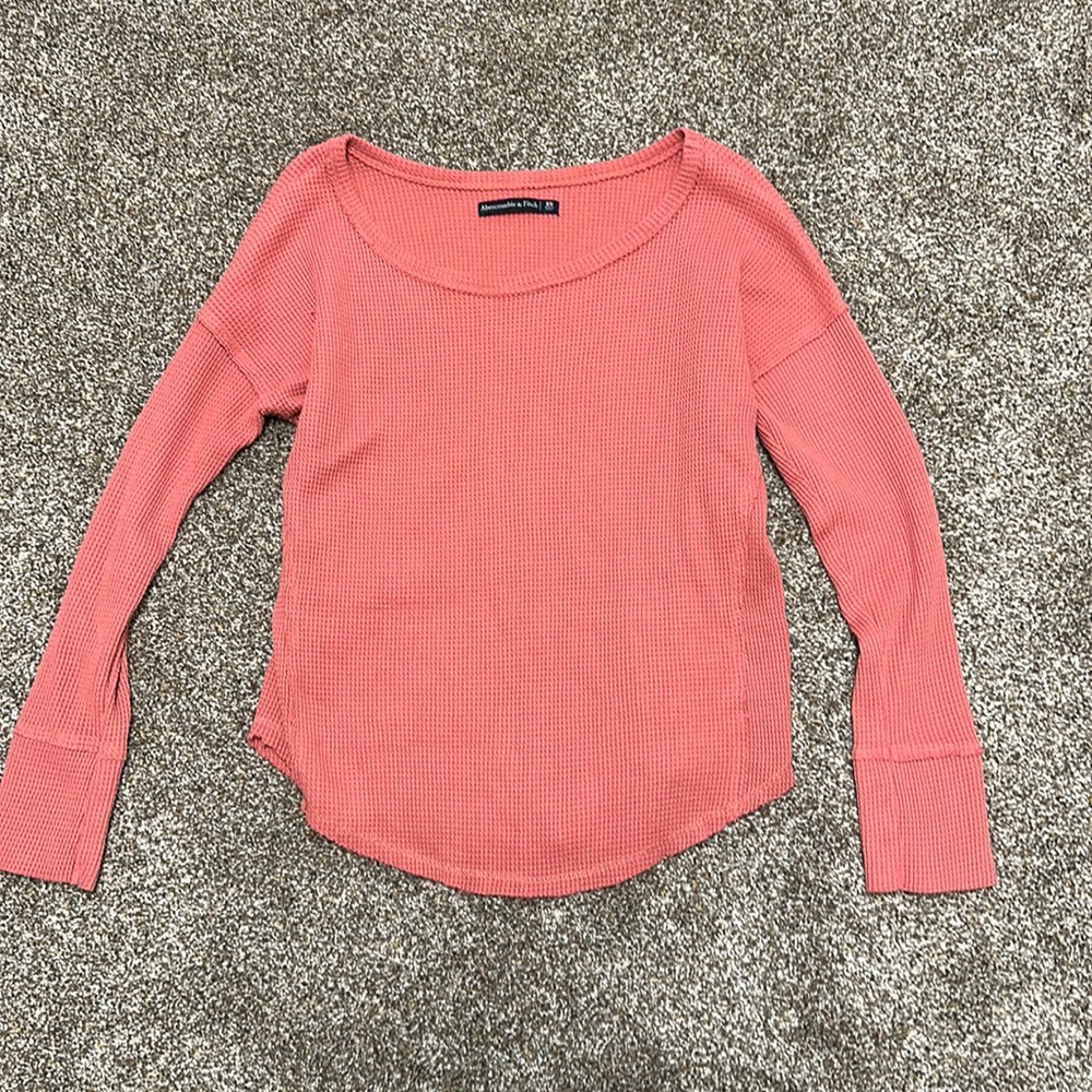 Abercrombie & Fitch, off the shoulder long sleeve.